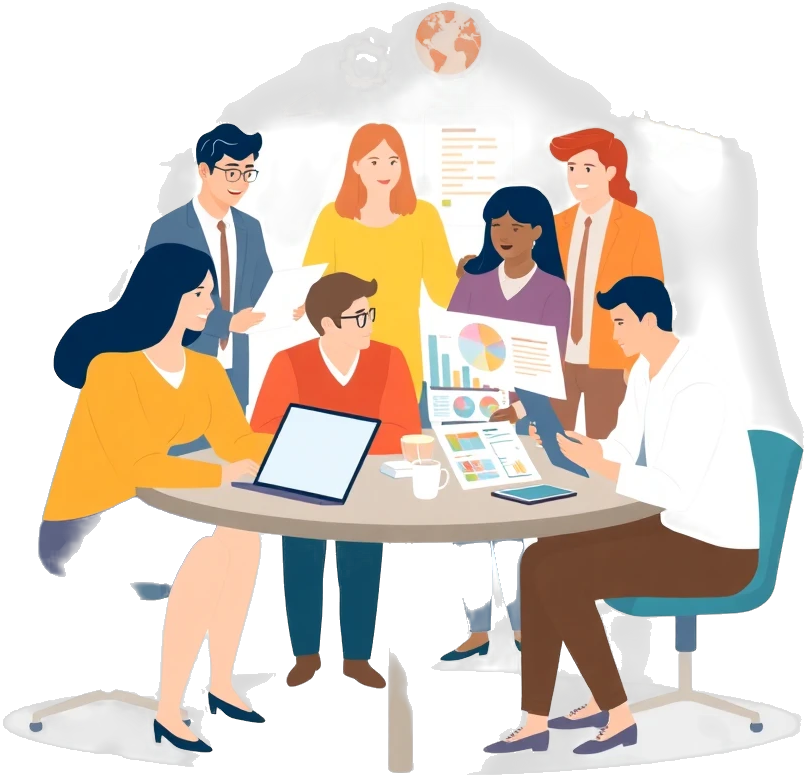 Team Collaboration Illustration